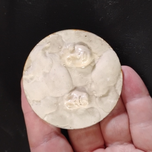 Artisan Spooky Ethereal Brutalist Sculpted Brooch Couple